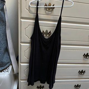 Gray Black Tank Top